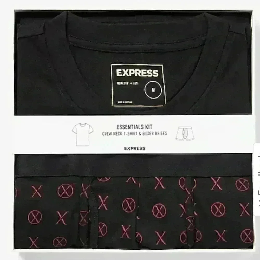 Crew Neck T-Shirt & Boxer Briefs Set